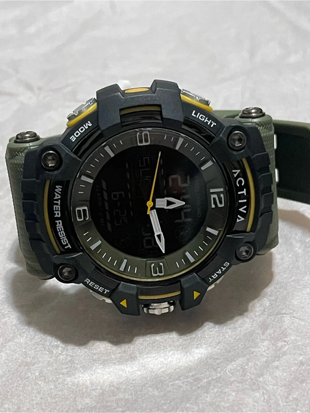 Activa Ardus X Invicta Digital Men's Watch - 58mm. Army Green (ACW8089-002) new